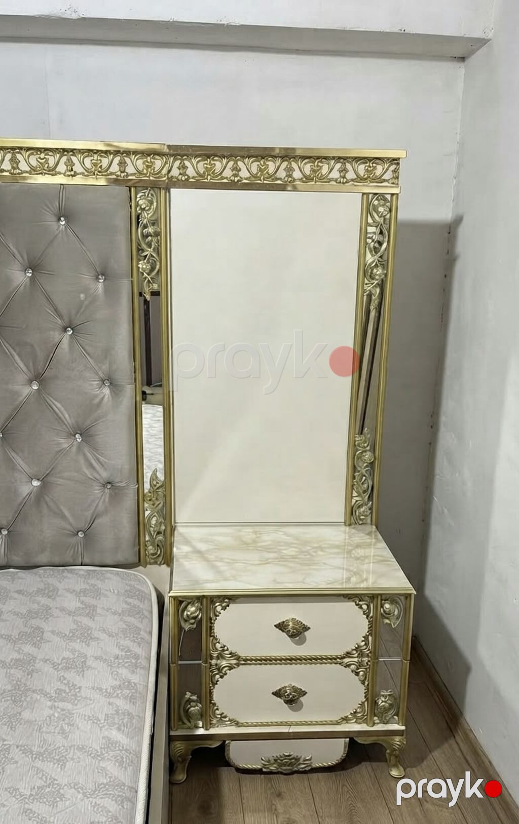 İkinəfərlik çarpayı, Dolab, Termo, 2 tumba, İşlənmiş — Yataq otağı mobilya dəstləri, Bakı (4)