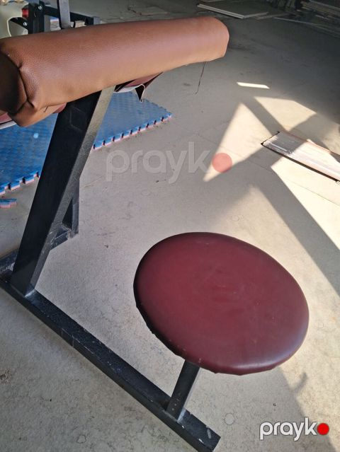 Skott skamyası (biceps üçün skott bench) ciddi alicilar narahat etsin — Masazır