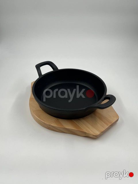 Tava H-2041-2, çuqun, qara, 18 sm — Bakı