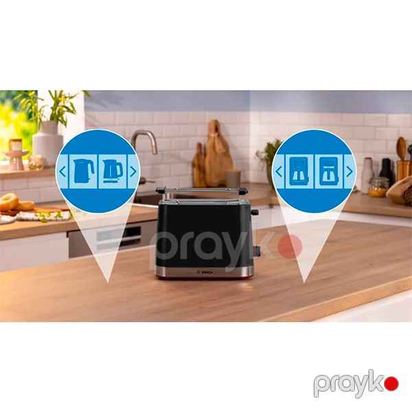 Toster Bosch TAT4M223 Black — Mallar, Bakı (4)