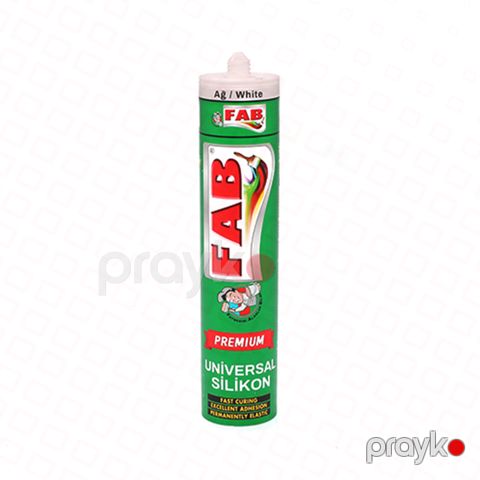 Fab silikon ağ 280 ml — Omid.az — Təmir və tikinti