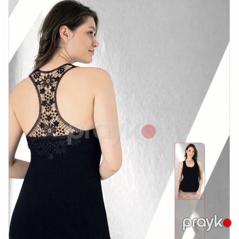Qadınlar üçün mayka 2137214, qara, pambıq, ölçü S — Bakı