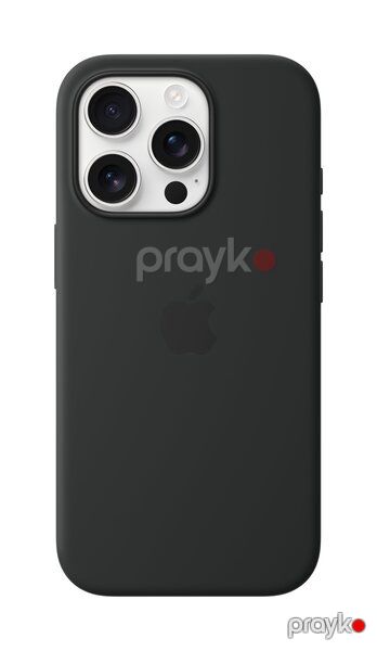 iPhone 16 Pro Silicone Case with MagSafe - Black, Model A3315 Black — Bakı