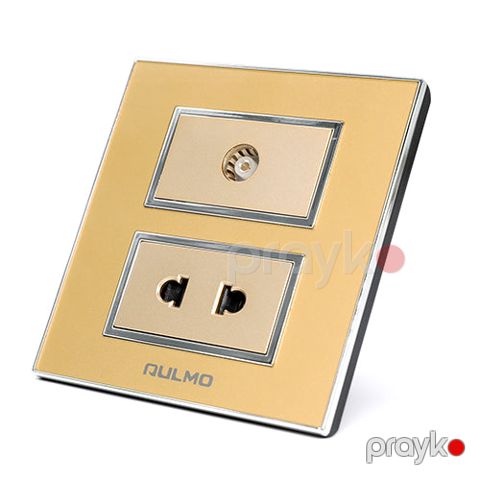 Aulmo qızılı 1 TV razetka + 1 razetka — Bakı