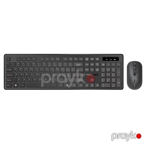 Promate Wireless Keyboard and Mouse Set PROCOMBO-13.EN Black — Bakı