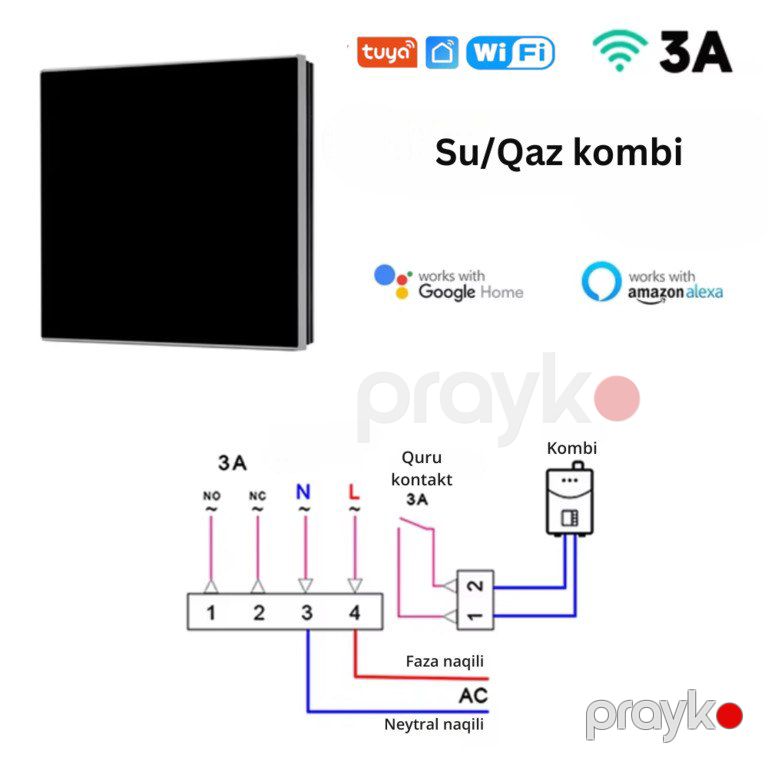 Ağıllı WiFi kombi termostatı — Ağıllı ev və təhlükəsizlik, Bakı (5)