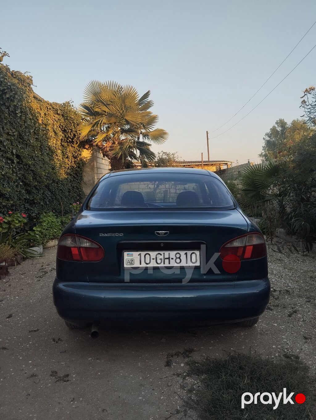 Daewoo Lanos sedan - Kuzov: 4 qapılı sedan, tünd yaşıl rəng — Avtomobillər, Salyan (2)