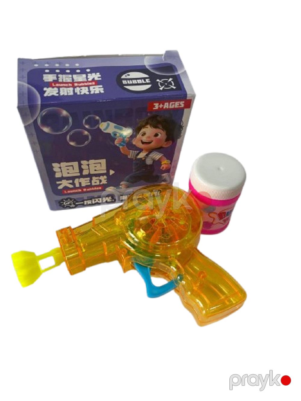 Sabun köpükləri buraxan tapança, plastik, narıncı, 60 ml, yaş 3+ — Sabun köpükləri, Bakı (2)