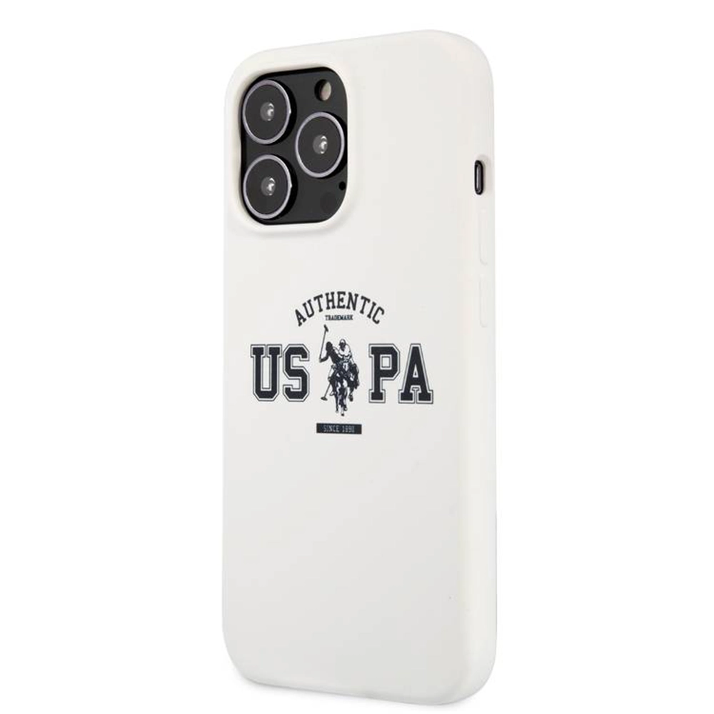 U.S. Polo Assn. Liquid Silicone Authentic Logo for iPhone 13 Pro Max (6.7") USHCP13XSATH Sierra Blue — Mallar, Bakı (2)