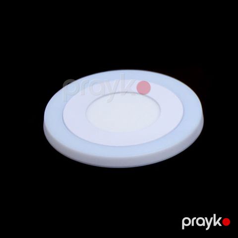LED spot 3W + 3W 105 mm bl + wh sadə ZDL85 wh — Bakı