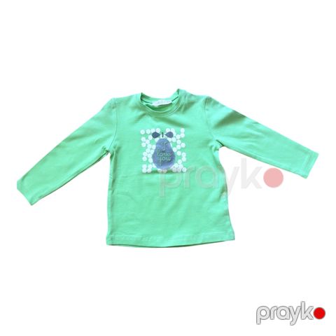 Qızlar üçün bluza 52651052, pambıq, yaşıl, 9 ay — Bakı