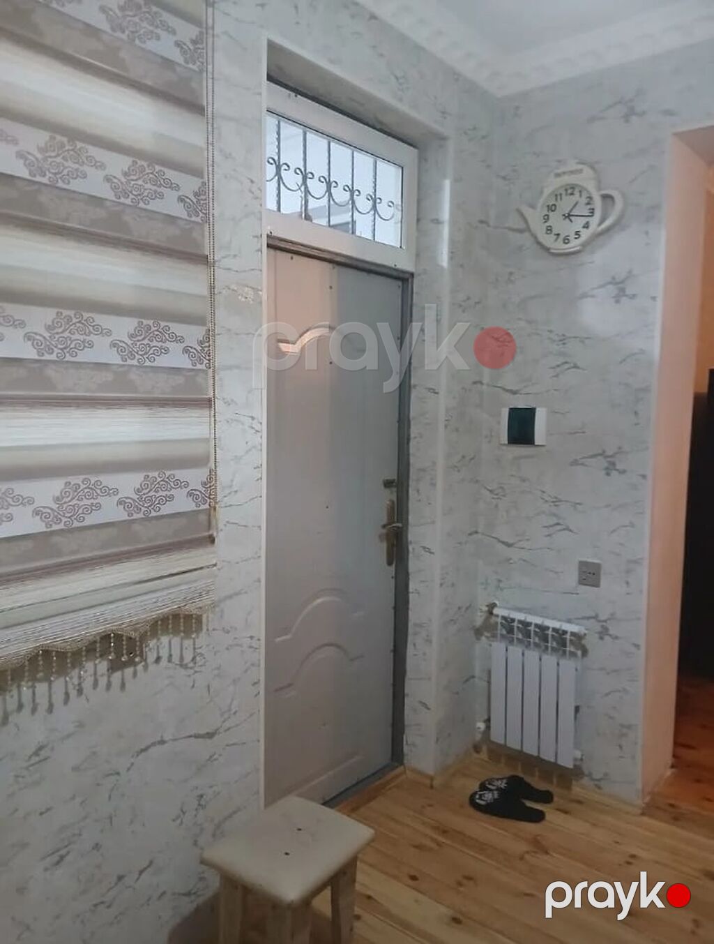 2 otaqlı həyət evi – təmirli və mebellə - Plan: dəhlizdən girişli 2 — Ev, villa, Bakı (9)