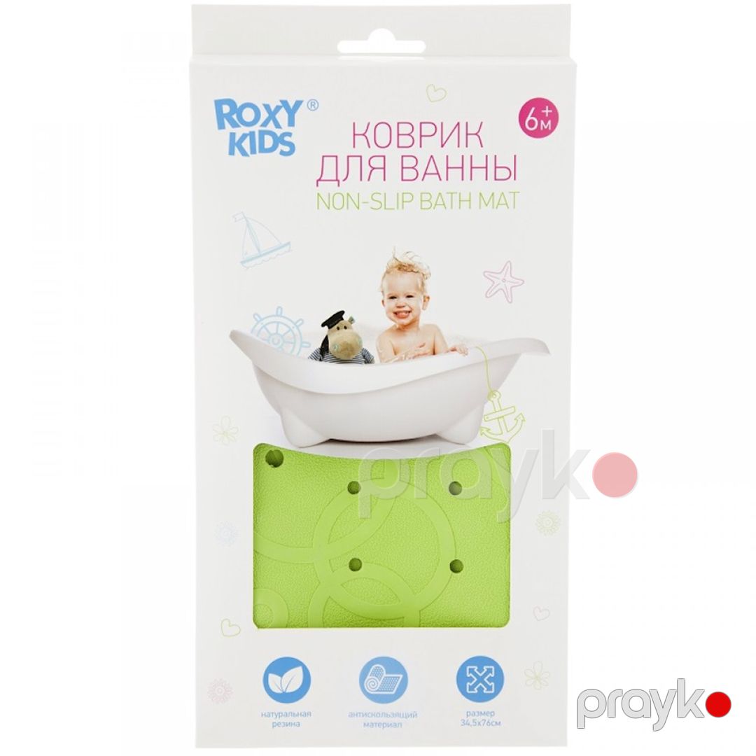 Hamam döşəyi sürüşməyə qarşı Roxy Kids M188GR, yaşıl — Mallar, Bakı (3)
