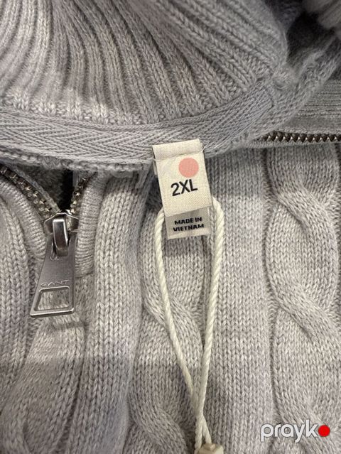 Sviter, Gant, 2XL, rəng - Boz — Bakı