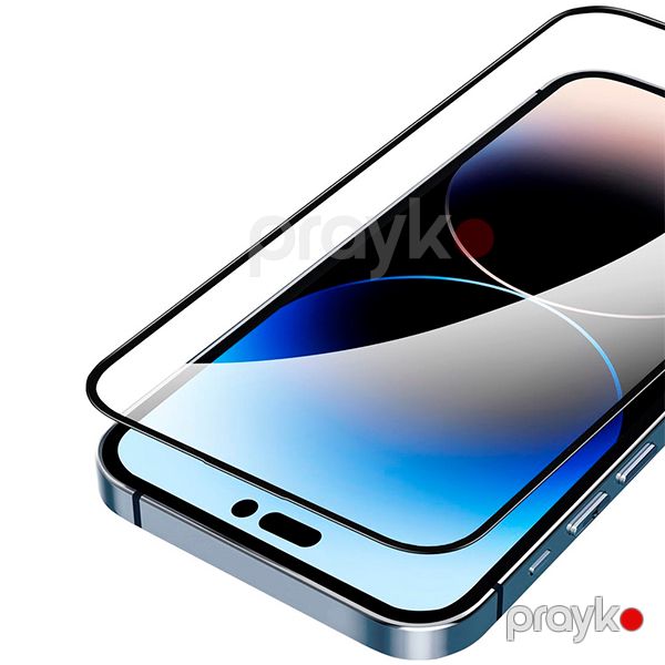 Green Lion 3D Curved Pro Screen Protector for iPhone 15 Plus - Clear Şəffaf — Mallar, Bakı (2)