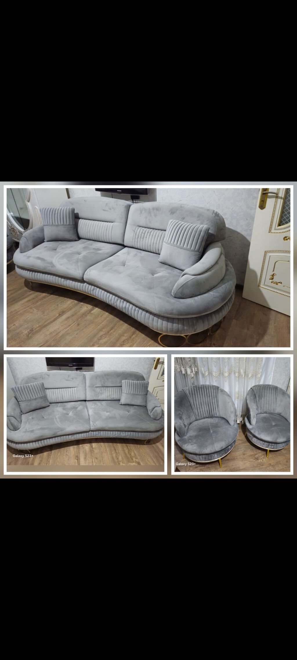 İşlənmiş, Divan, 2 kreslo — Yumşaq mobilya dəstləri, Bakı