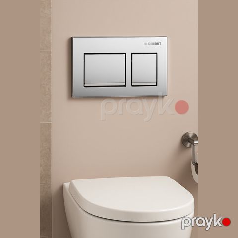 Unitaz çəni düyməsi geberit alpha 35 115.045.21.5 divariçi xrom düzbucaq — Omid.az — Repair & Construction