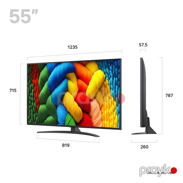 Televizor LG 55NANO81A6A Black — Televizorlar, Bakı (2)