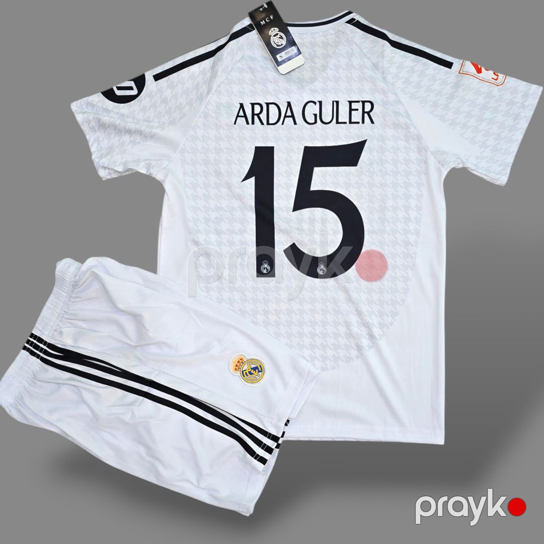 İdman kostyumu azarkeşlər üçün Real Madrid Arda Güler Retro, ölçü XXL — Mallar, Bakı (3)