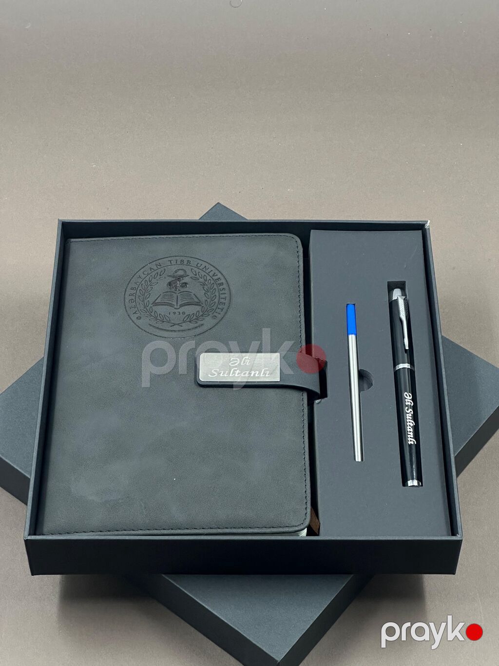 Şəxsi ad və loqo ilə fərdiləşdirilən premium dəftər hədiyyə dəstləri — Ofis malları, Bakı (2)