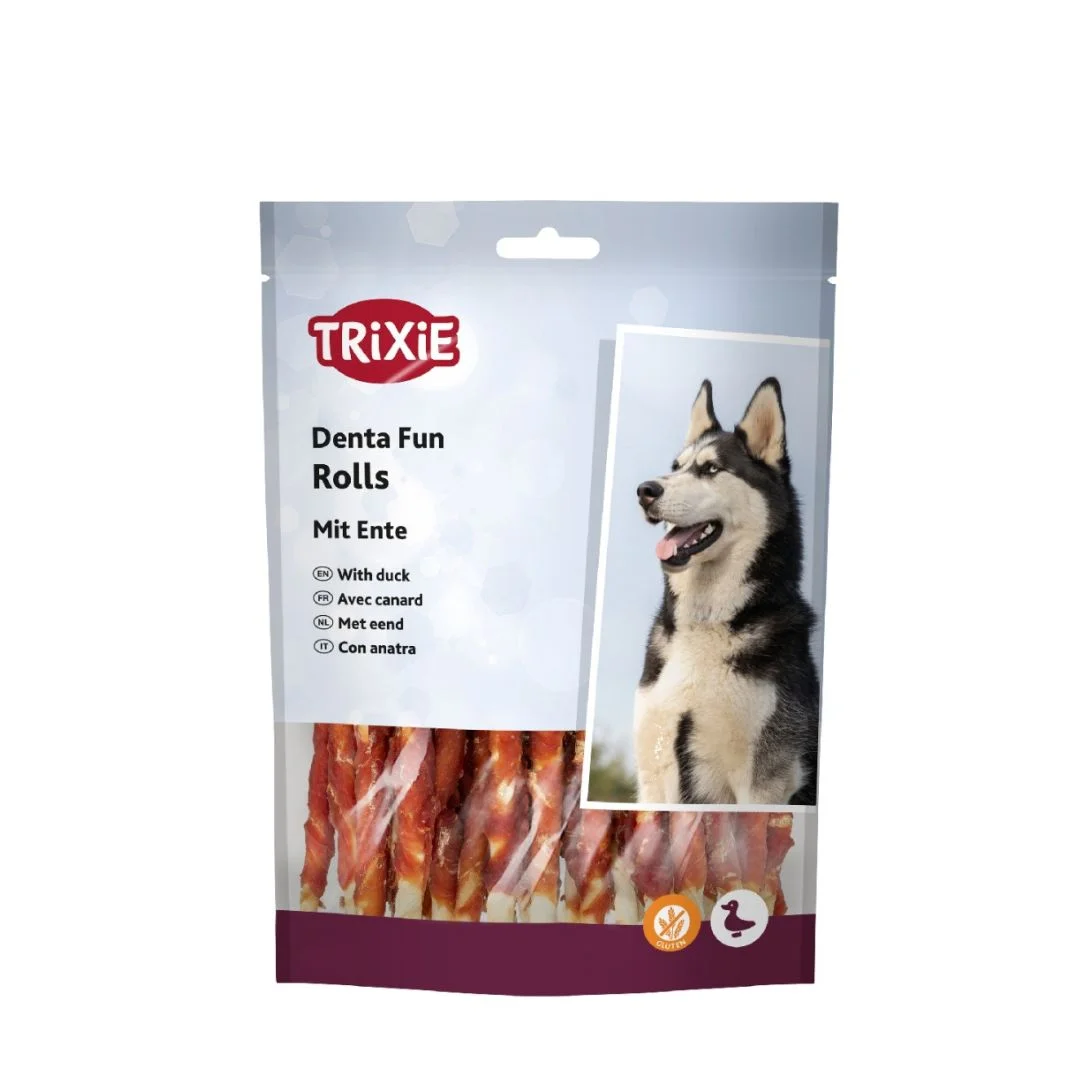 Trixie Denta Fun İtlər üçün Mini Ördək Çeynəmə Çubuqları, 120 q — Bakı