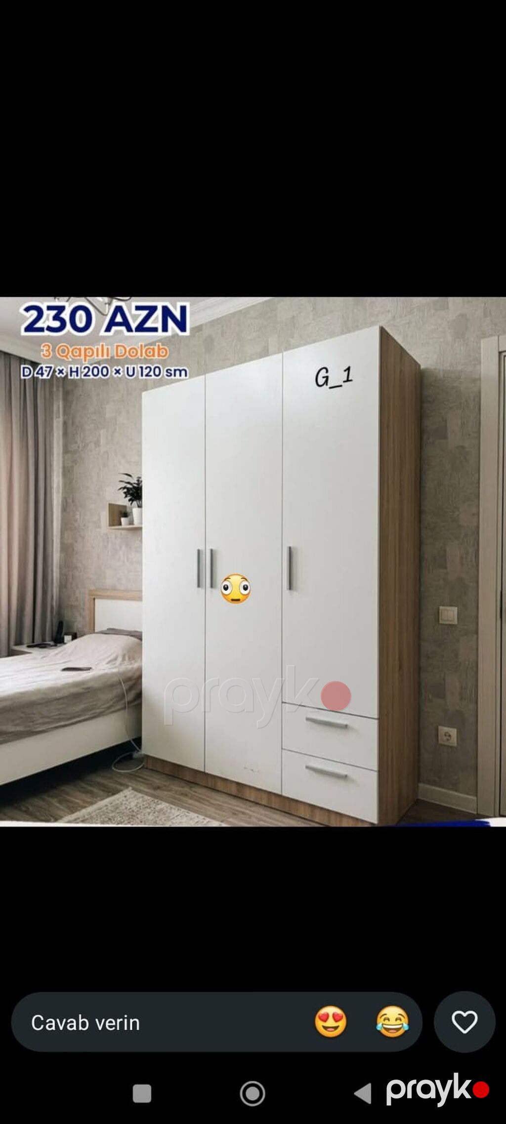 Mebel seçimi – bir neçə model: 1) Jurnal masası - Rəng: tünd qəhvəyi — Yataq otağı mobilya dəstləri, Bakı (3)