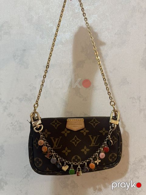 Louis Vuitton Monogram mini çanta İstifadə olunmayıb, yenidir. Real — Bakı