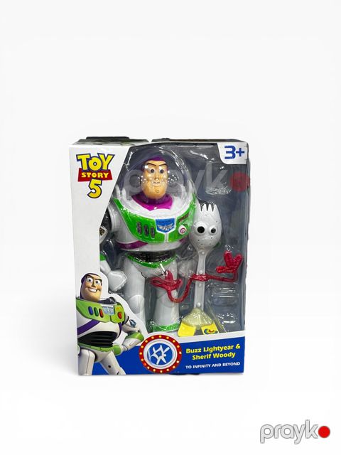 Fiqur dəsti Toy Story 5 Buzz Lightyear & Sherif Woody FS-1210, plastik, ağ/yaşıl, 3+ yaş — Bakı
