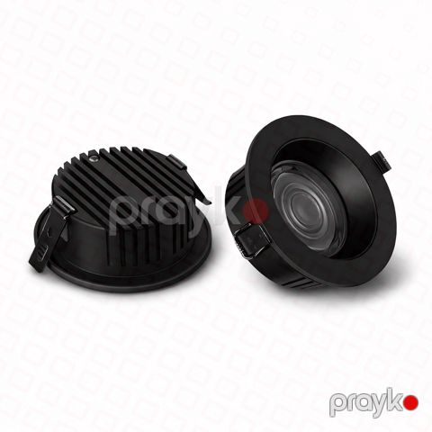LED spot fomsi 12W qara 4000K — Bakı