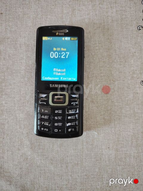 Samsung C5212 Duos, 2 GB Memory Capacity, rəng - Qara, İki sim kartlı — Bakı