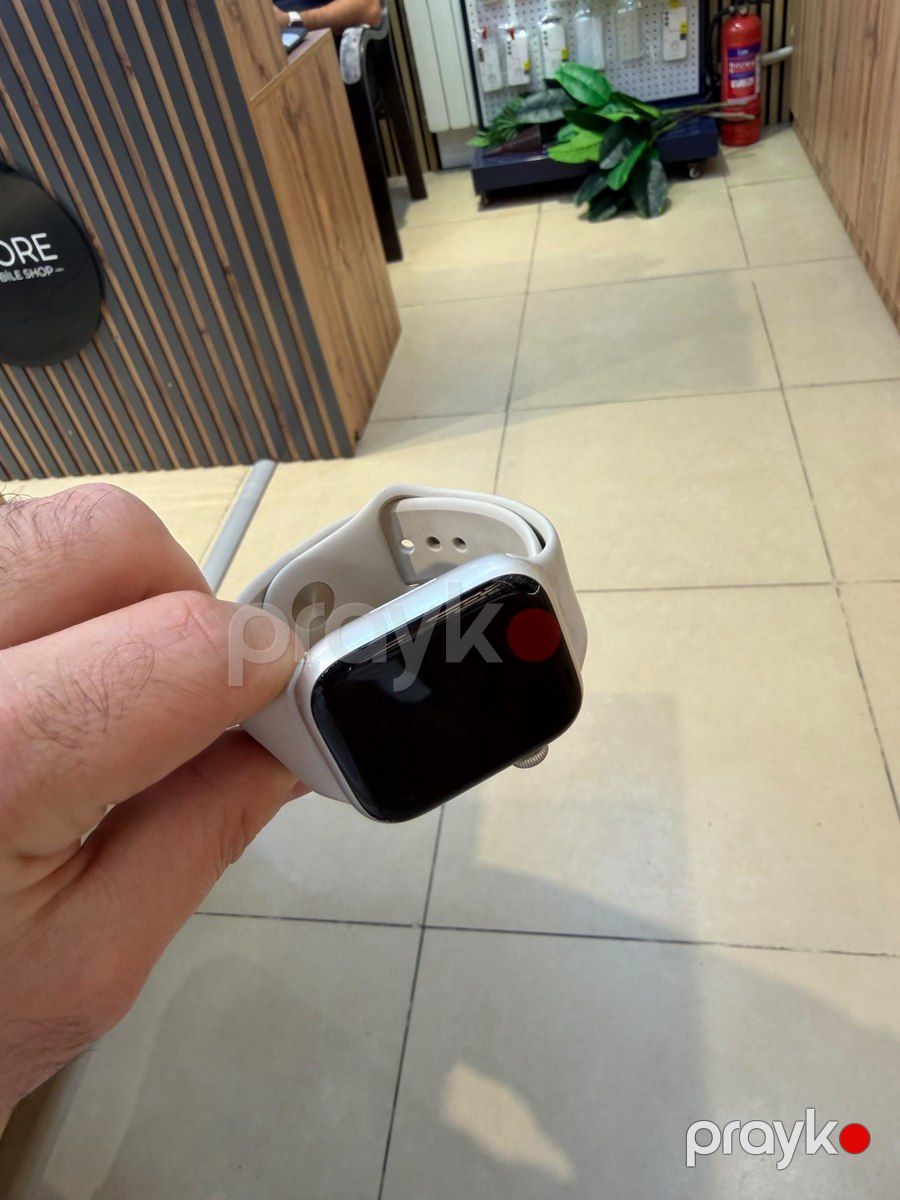 Apple Watch Series 7 Aluminum Starlight 45mm — Ağıllı saatlar və biləkliklər, Bakı (5)