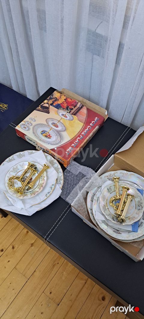 Tort və şiriniyyat qabı, rəng - Ağ, Farfor — Gəncə