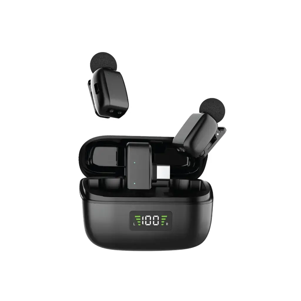 Green Lion Flex Mic Duo Type C to Lightning 2 in 1 - Black Black — Mallar, Bakı (2)
