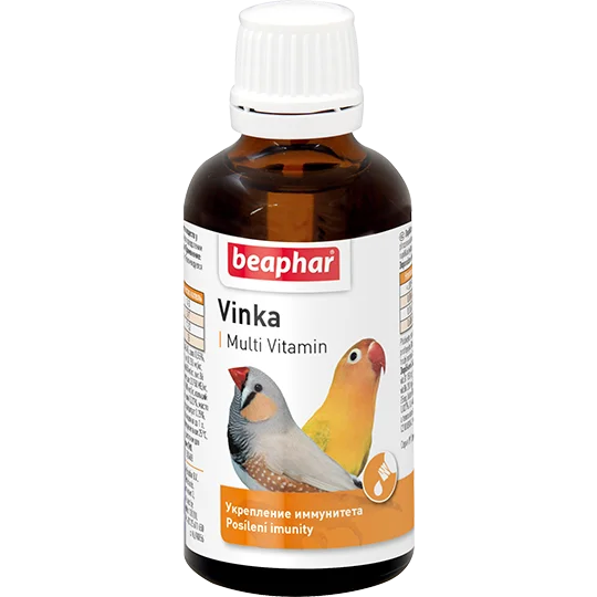 Beaphar «Vinka Multivitamin» quşlarda immunitet sistemini gücləndirmək üçün vitamin əlavəsidir, 50 ml — Bakı