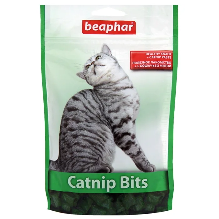 Beaphar Catnip Bits pişik və bala pişiklər üçün pişik otu ilə şirniyyat, 35 q — Bakı