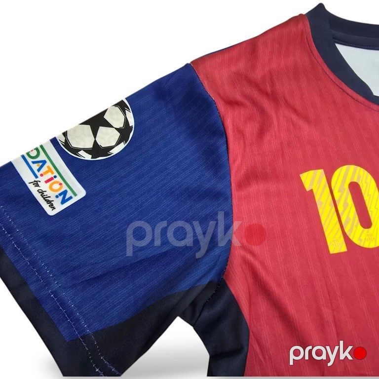 İdman kostyumu azarkeşlər üçün Barcelona Messi 10 Retro, ölçü M — Mallar, Bakı (4)
