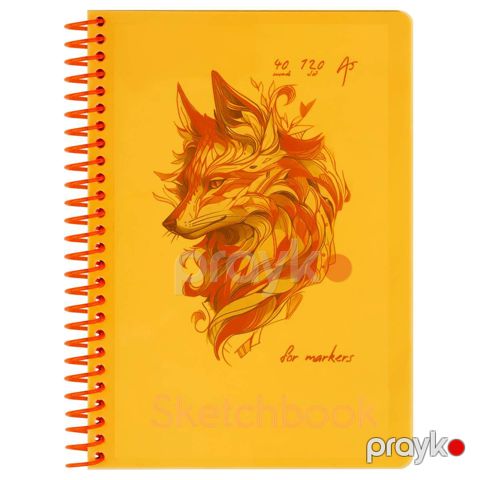 Sketchbook A5 BG spiralli 40v 120 gr Neon — Bakı