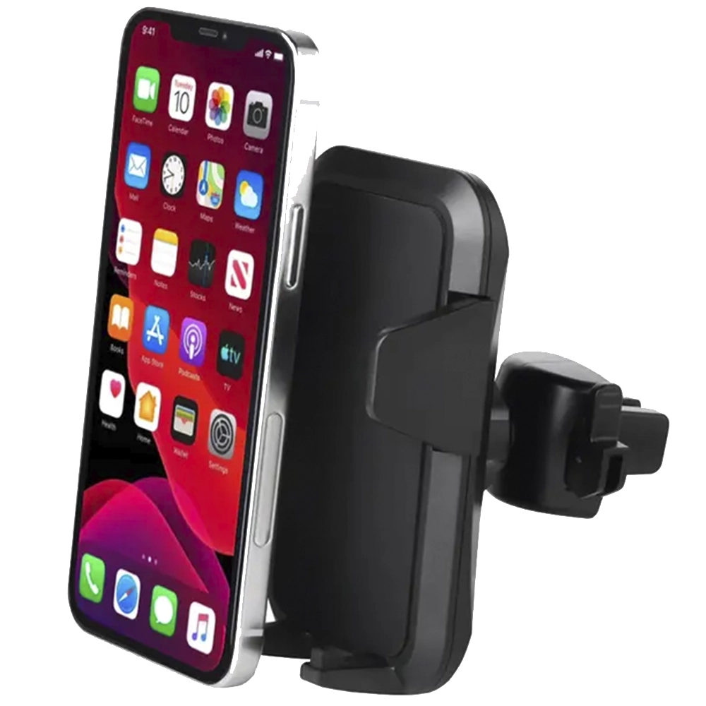 Powerology Universal AirGrip Cradle Vent Car Mount 3.5" Black — Mallar, Bakı (2)