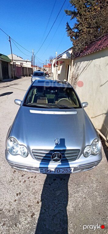 Mercedes C 200, 2.0 L, 2002 il, 85 000 km — Avtomobillər, Bakı (4)