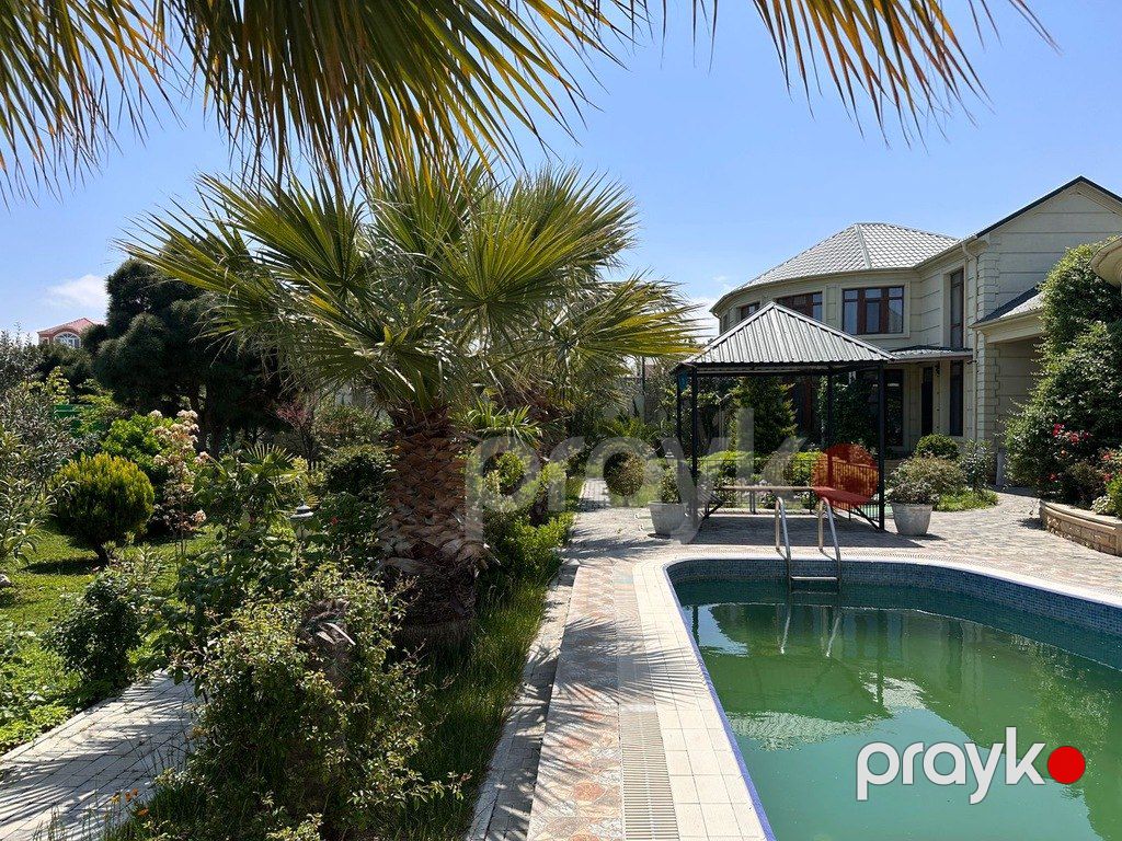 İcarəyə verilir 8 otaqlı həyət evi/bağ evi 500 m² — Ev, villa, Bakı (8)