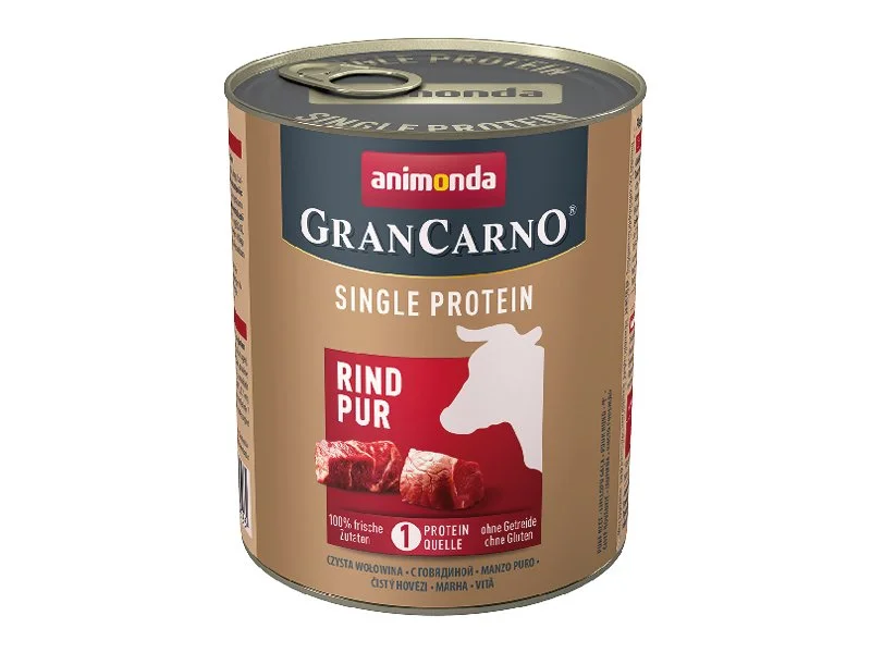 Gran Carno Single Protein Adult böyüklər üçün itlər c mal əti 800 g — Zoo.az — Heyvan malları