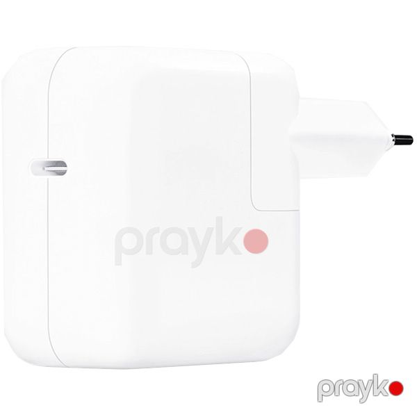 Apple 30W Usb-c Power Adapter A2164 (MY1W2ZM/A) Ağ — Mallar, Bakı (2)