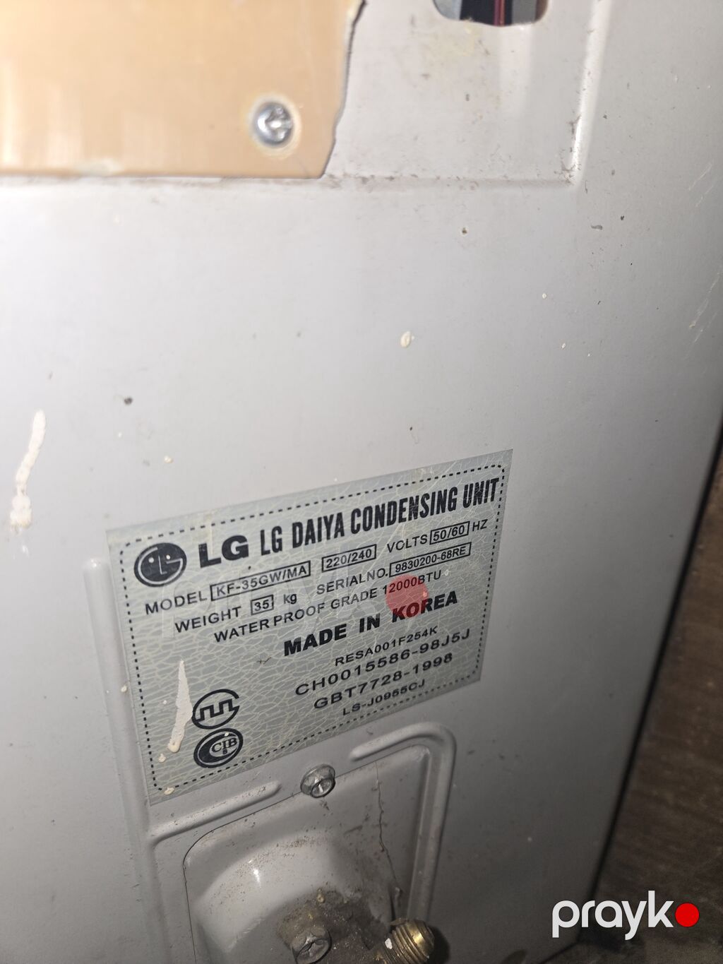 45 kv liqdir. usta dedi kompressoru yanib.detal kimi satilir. LG split — Kondisioner və split-sistemlər, Oğuz (2)
