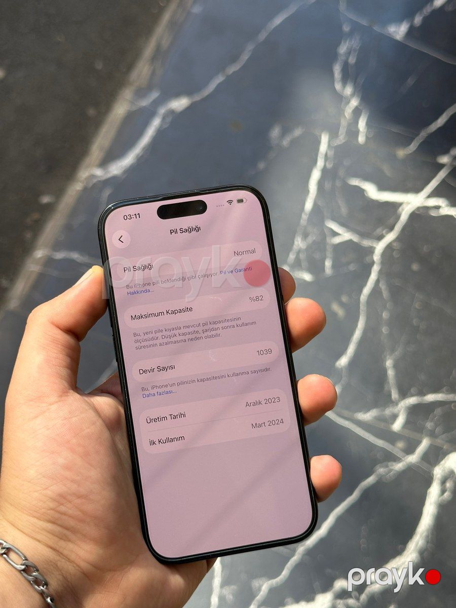 Apple iPhone 15 Pro Blue Titanium 128GB/8GB — Smartfonlar, Bakı (8)
