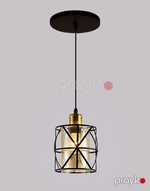 Sparkled asma çilçıraq metal E27 IP20 C-546