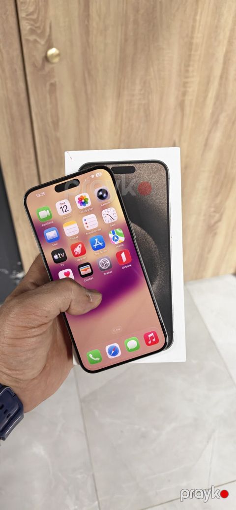 IPhone 15 Pro, 256 GB, Gümüşü, Face ID — Masazır
