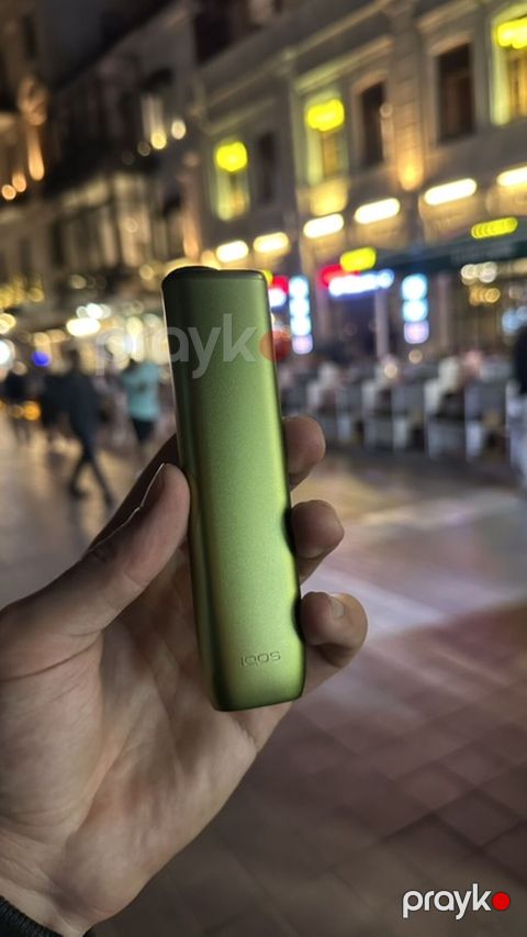 Iqos gloya bənzər tütün qızdırma cihazı – yaşıl (metalik) rəng — Bakı