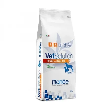 Monge DOG VetSolution Renal Oxalate, böyrək çatışmazlığı zamanı böyrək funksiyasını dəstəkləmək üçün itlər üçün müalicəvi quru yem (çəki ilə)