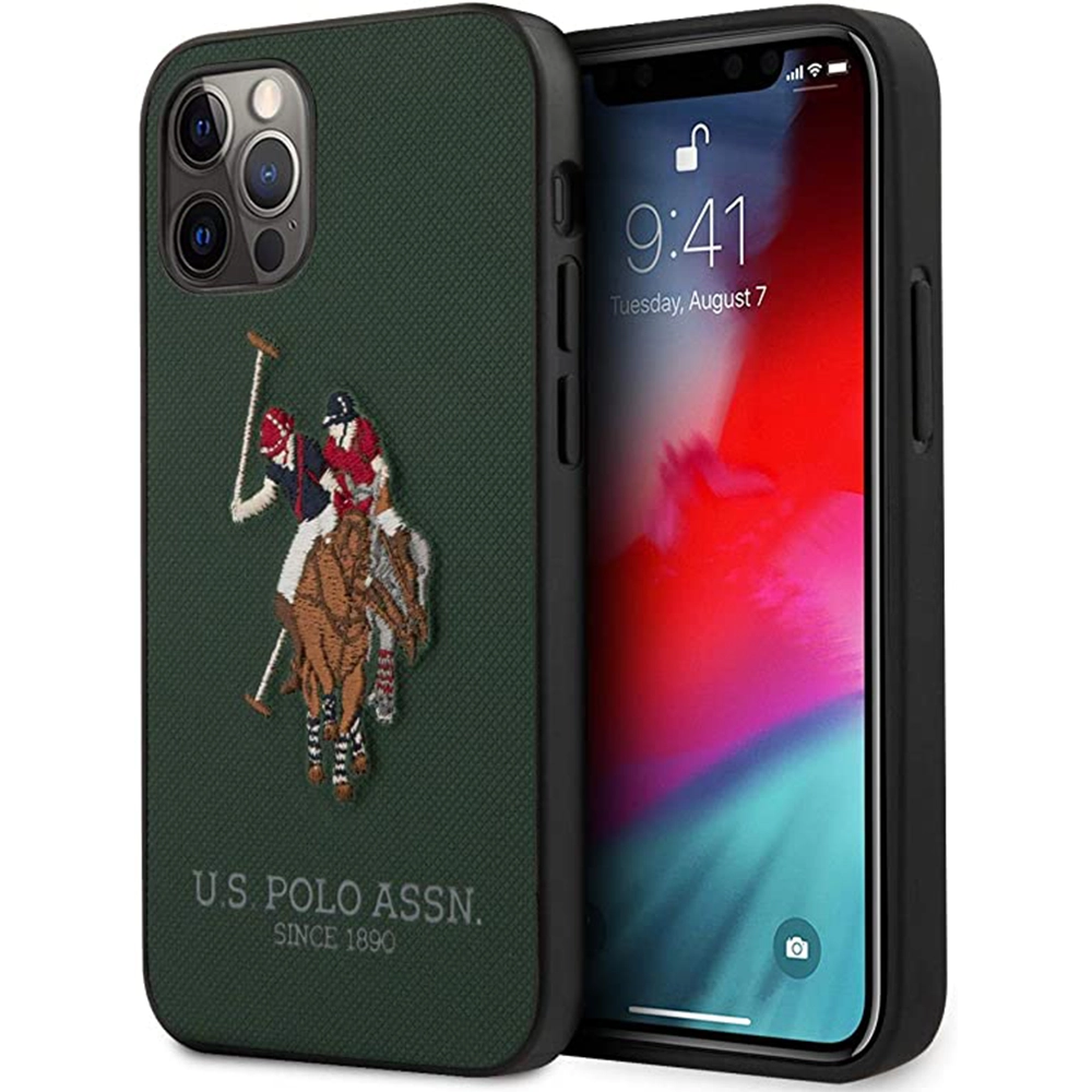 U.S.Polo Assn Iphone 12 case USHCP12MPUGFLGN Green — Bytelecom.az