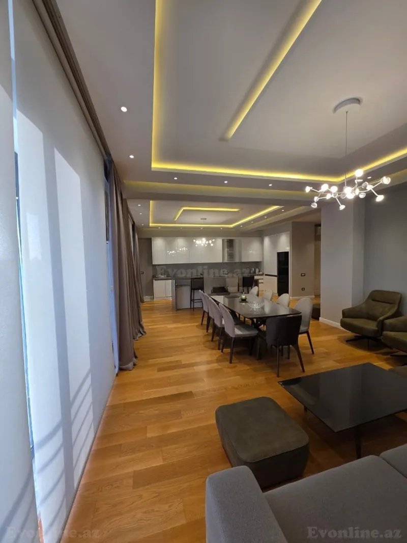 Kirayə verilir 4 otaqlı Mənzil Yeni tikili 205 m² Bakı, Xətai r., Ağ şəhər — Mənzil, Bakı (2)